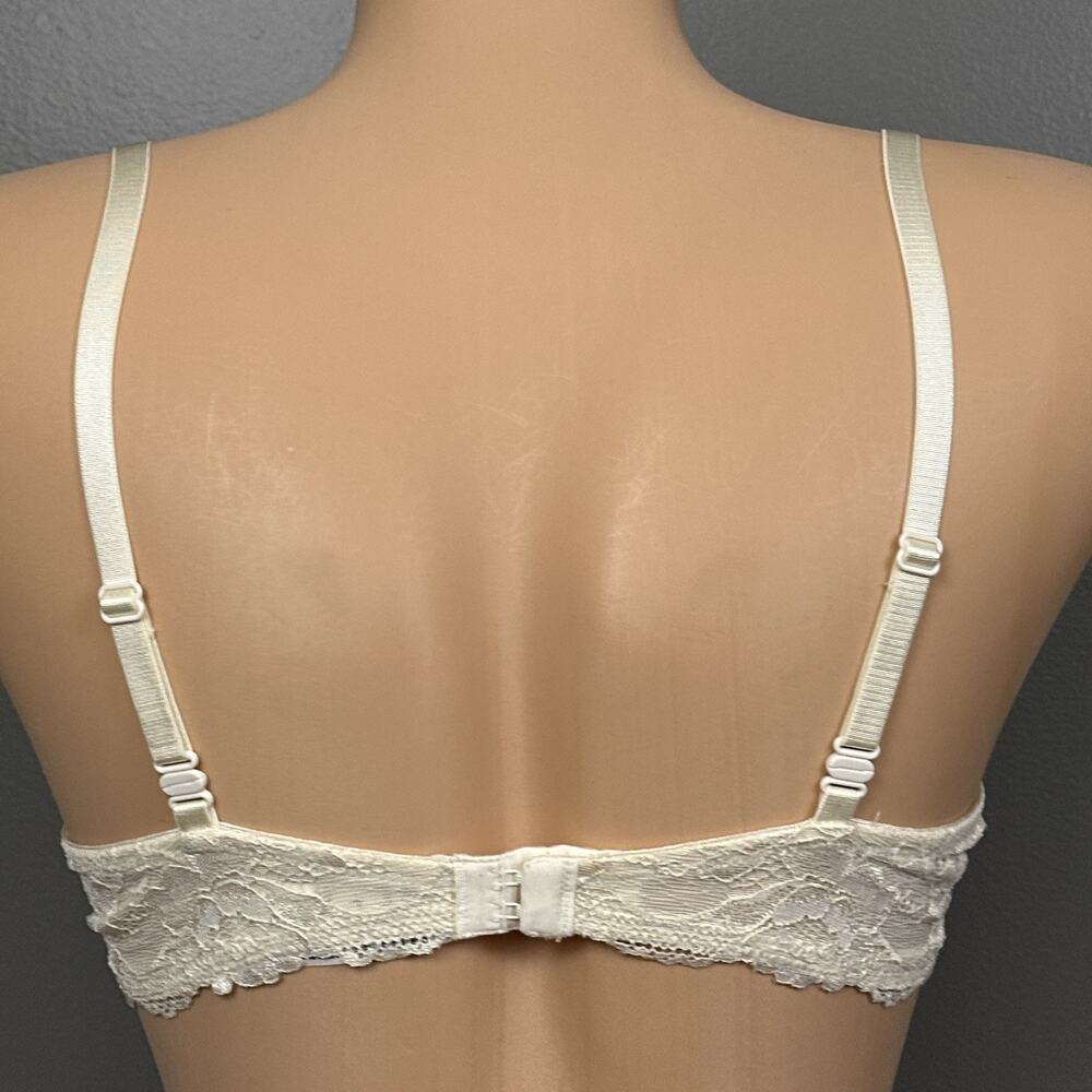 Vintage Vassarette Bra Size 36C 75-260 Leopard Print Lined Underwire Bow Y2K - Picture 4 of 8